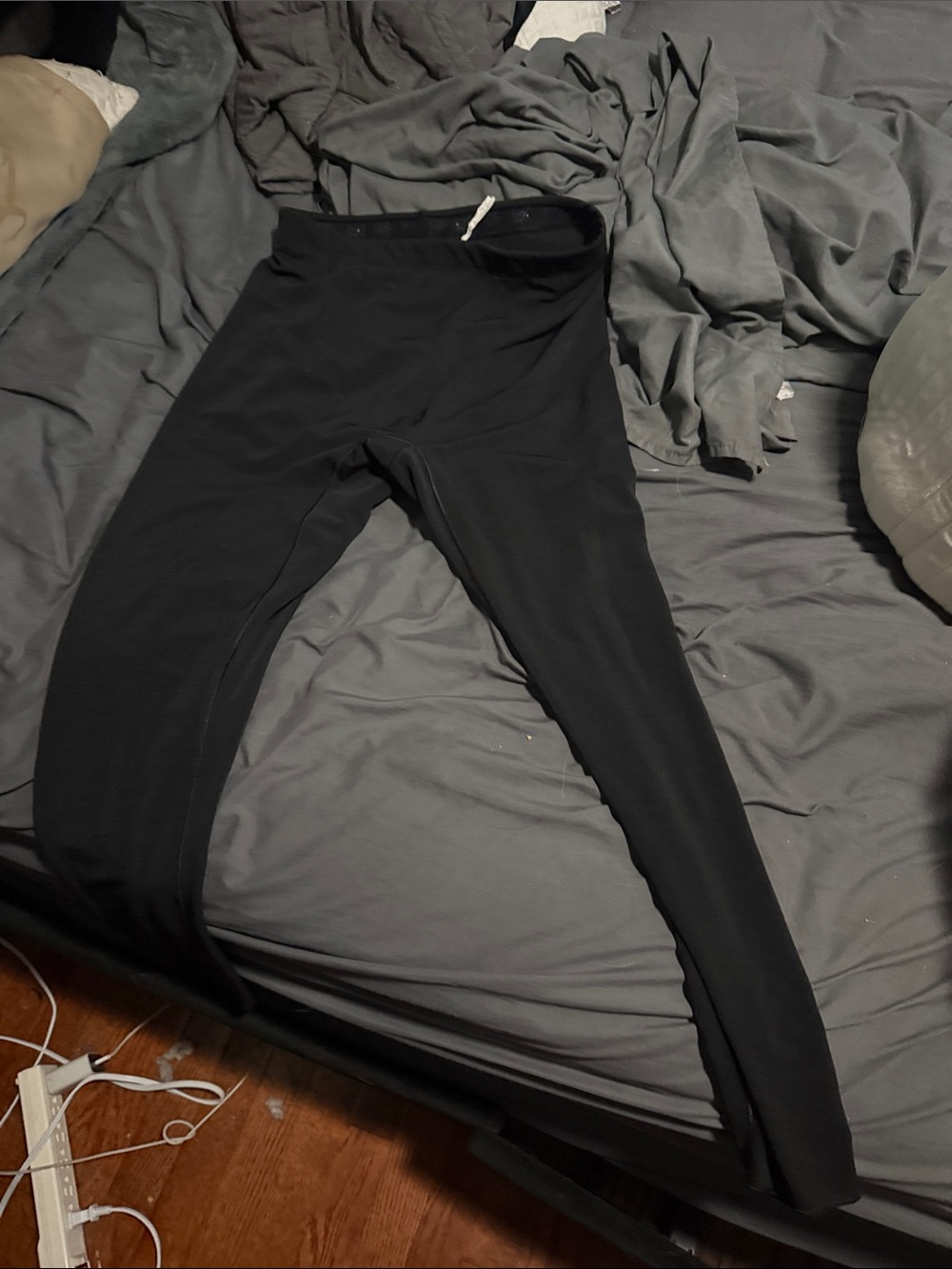 Yitty Black Stretch Leggings see through with brief